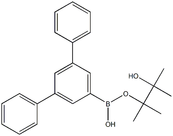 (3,5-二苯基苯)硼酸频哪醇酯 结构式