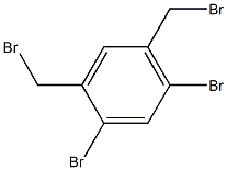 1,5-dibromo-2,4-bis(bromomethyl)benzene 结构式