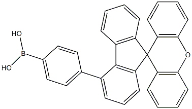(4-(Spiro[fluorene-9,9'-xanthen]-4-yl)phenyl)boronic acid 结构式