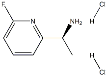 (S)-1-(6-氟吡啶-2-基)乙胺二盐酸盐 结构式