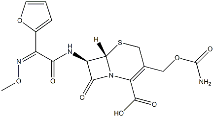 头孢呋辛酯杂质4 结构式
