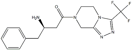 西格列汀杂质08 结构式