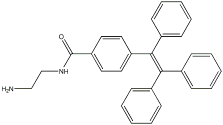 N-(2-氨乙基)-4-(1,2,2-三苯基乙烯基)苯甲酰胺 结构式