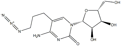 5-(3-Azidopropyl)cytidine 结构式