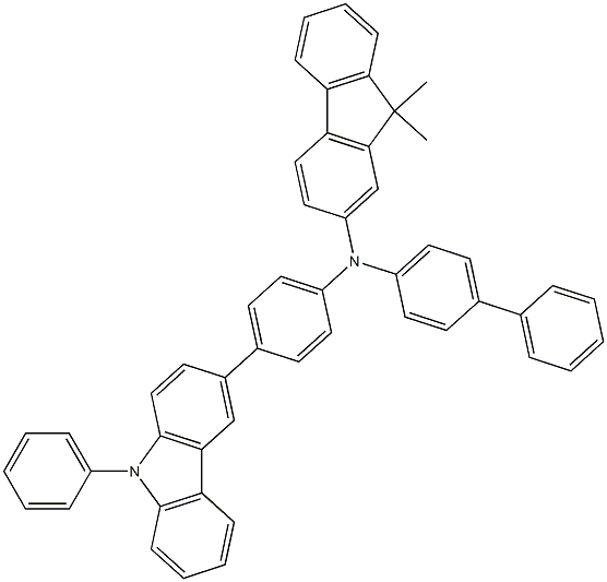 N-(biphenyl-4-yl)-9,9-dimethyl-N-(4-(9-phenyl-9H-carbazol-3-yl)phenyl)-9H-fluoren-2-amine