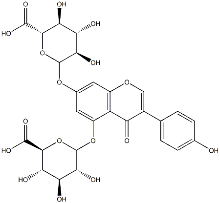 Genistein Diglucuronide 结构式