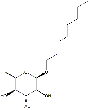 Octyl a-L-rhamnopyranoside 结构式