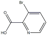 3-溴-2-吡啶羧酸 结构式