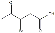 3-Bromo-4-oxopentanoic Acid 结构式