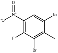 1,3-Dibromo-4-fluoro-2-methyl-5-nitrobenzene