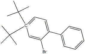 2-溴-4,4-双叔丁基联苯 结构式