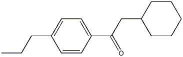 对丙基环己基苯乙酮 结构式