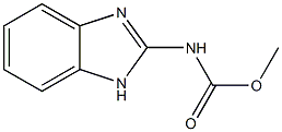 苯并咪唑-2-基氨基甲酸甲酯 结构式