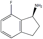 (S)-7-fluoro-2,3-dihydro-1H-inden-1-amine 结构式