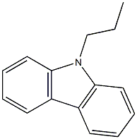 N-丙基咔唑 结构式