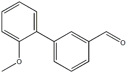 2'-甲氧基联苯-3-羧醛 结构式