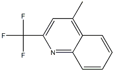 4-甲基-2-三氟甲基喹啉 结构式
