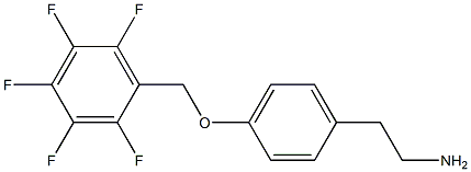 2-(4-PENTAFLUOROPHENYLMETHOXY-PHENYL)-ETHYLAMINE 结构式