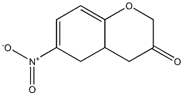 6-硝基-3-二氢色原酮 结构式