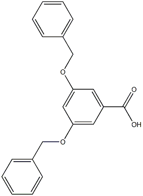 3,5-DIBENZYLOXYBENZOIC ACID 结构式