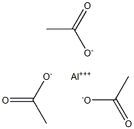 Aluminum acetate 结构式