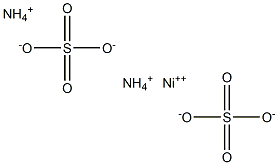 Ammonium nickel(II) sulfate 结构式