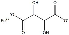 Iron(II) tartrate 结构式
