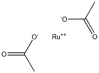 Ruthenium(II) acetate 结构式