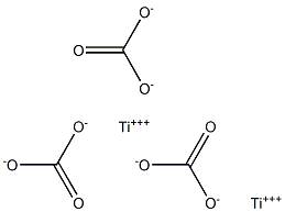 Titanium(III) carbonate 结构式