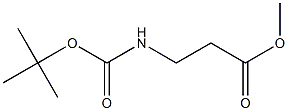 BOC-beta-Alanine methyl ester 结构式