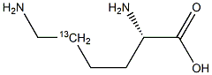 L-Lysine-5-13C 结构式