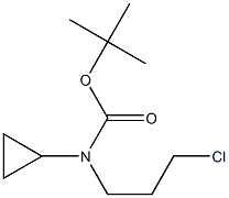 N-Boc-N-(3-Chloropropyl)cyclopropylamine 结构式