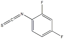 2,4-二氟苯基异硫氰酸酯 结构式