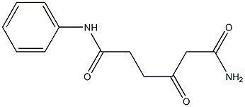 4-乙酰乙酰氨基乙酰乙酰苯胺 结构式