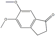 5,6-二甲氧基茚满酮 结构式