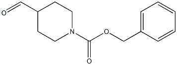 N-CBZ-哌啶-4-甲醛 结构式