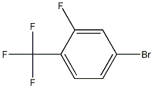 2-氟-4-溴三氟甲苯 结构式