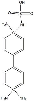 4,4'-二氨基联苯胺磺酸 结构式