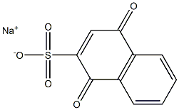 乙萘醌磺酸钠 结构式