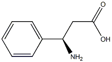 (R)-3-苯基-3-氨基丙酸 结构式