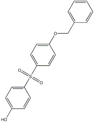 4-苄氧基-4'-羟基-二苯砜 结构式