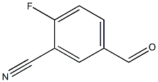 3-氰基-4-氟苯甲醛 结构式