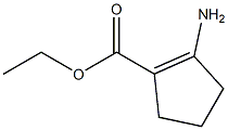 2-氨基-1-环戊烯甲酸乙酯 结构式