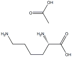 1-赖氨酸乙酸盐 结构式