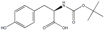 BOC-D-酪氨酸 结构式