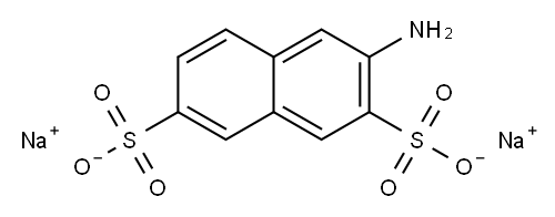 2-萘胺-3,6-二磺酸二钠盐 结构式