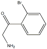 2-氨基-2'-溴苯乙酮 结构式