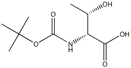 BOC-D-苏氨酸 结构式