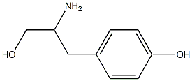 DL-酪氨醇盐酸盐 结构式