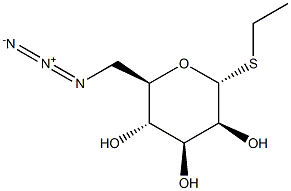 Ethyl6-azido-6-deoxy-a-D-thiomannopyranoside 结构式